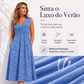 👗✨ Vestido Feminino Plus Size Sem Mangas com Decote em V – Elegância, Conforto e Caimento que Valoriza a Silhueta