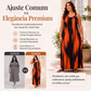 👗✨ Vestido Listrado Feminino Plus Size Sem Mangas – Conforto, caimento elegante e estilo para o dia a dia