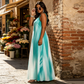 👗✨ Vestido Listrado Feminino Plus Size Sem Mangas – Conforto, caimento elegante e estilo para o dia a dia