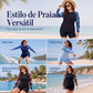 🏖️✨ Conjunto Tankini Feminino Plus Size com Manga Longa – Conforto, cobertura e estilo para aproveitar a praia