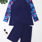 🏖️✨ Conjunto Tankini Feminino Plus Size com Manga Longa – Conforto, cobertura e estilo para aproveitar a praia