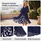 👗✨ Vestido Midi de Chiffon em Camadas – Elegância fluida, caimento favorecedor e estilo sofisticado