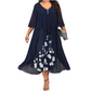 👗✨ Vestido Midi de Chiffon em Camadas – Elegância fluida, caimento favorecedor e estilo sofisticado