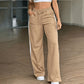 👖✨ Calça Feminina Reta de Cintura Alta – Silhueta elegante, caimento confortável e estilo versátil para o dia a dia
