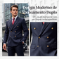 🤵✨ Terno Masculino Slim de Frente Dupla – Corte estruturado, visual sofisticado e elegância para ocasiões formais