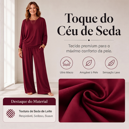 👚✨ Conjunto Feminino Elegante de 2 Peças – Estilo Sofisticado, Conforto e Elegância em um Só Look