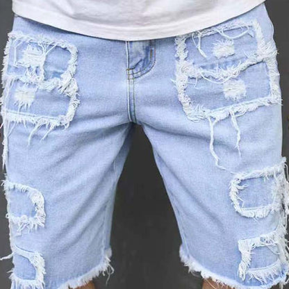 🩳🔥 Shorts Jeans Masculino Desgastado – Estilo Urbano, Caimento Confortável e Visual Moderno