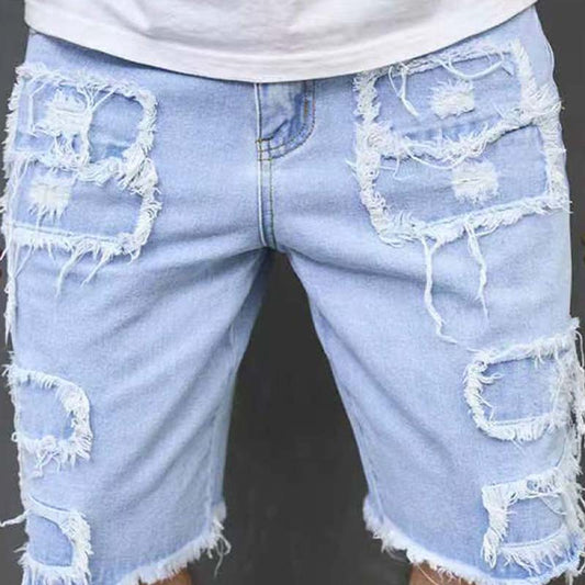 🩳🔥 Shorts Jeans Masculino Desgastado – Estilo Urbano, Caimento Confortável e Visual Moderno