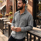 👔✨ Camisa Masculina de Algodão de Manga Longa – Confortável, Respirável e Elegante para o Dia a Dia