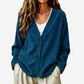 🔥🧥 50% OFF! Cardigã Feminino de Tricô em Veludo Cotelê com Decote em V – Macio, Elegante e Confortável
