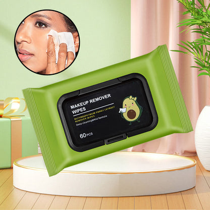 Pacote com 2 unidades Avocado Oil Makeup Remover Wipes