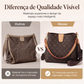 🔥 50% OFF! 👜 Bolsa Bucket Feminina com Monograma Vintage – Elegante, Espaçosa e Perfeita Para Trabalho e Dia a Dia