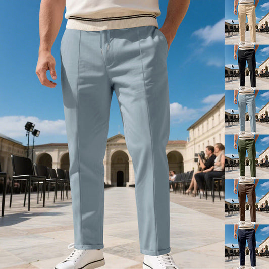 👖✨ Calça Social Masculina com Cintura Ajustável – Elegância e Conforto Para o Dia Todo | 🔥 50% OFF