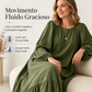 🔥 50% OFF! 👗 Vestido Longo Vintage Feminino com Babados – Elegante, Confortável e Perfeito Para Qualquer Ocasião