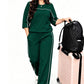 🔥 50% OFF! 👚 Conjunto Feminino Plus Size de 2 Peças – Modelagem Solta, Confortável e Fácil de Usar