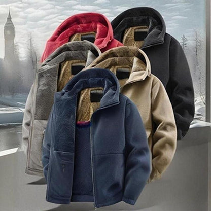 🔥 50% OFF! 🧥 Jaqueta Masculina com Capuz e Tecnologia de Grafeno – Aquecimento Leve, Proteção Contra o Frio e Estilo Casual