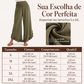 🔥 50% OFF! 👖 Calça Feminina de Algodão e Linho com Cintura Alta – Leve, Confortável e Elegante para o Dia a Dia