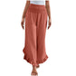 🔥 50% OFF! 👖 Calça Feminina de Algodão e Linho com Cintura Alta – Leve, Confortável e Elegante para o Dia a Dia
