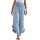🔥 50% OFF! 👖 Calça Feminina de Algodão e Linho com Cintura Alta – Leve, Confortável e Elegante para o Dia a Dia