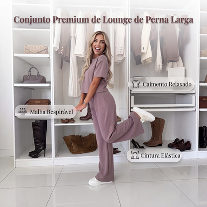 🔥 50% OFF! 👗 Conjunto Feminino com Calça Pantalona – Tecido Macio, Caimento Elegante e Conforto para o Dia Todo