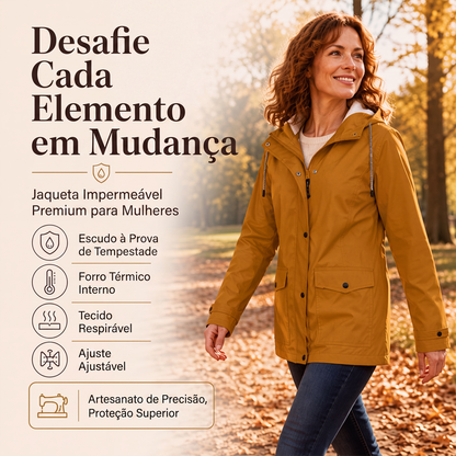 🔥 50% OFF! 🧥 Jaqueta Feminina com Capuz e Forro de Pelúcia – Quente, Confortável e Resistente ao Vento Para os Dias Frios