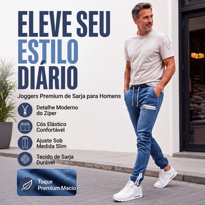 🔥 50% OFF! 👖 Calça Jeans Jogger Masculina Slim – Cintura Elástica, Conforto Máximo e Estilo Casual Moderno