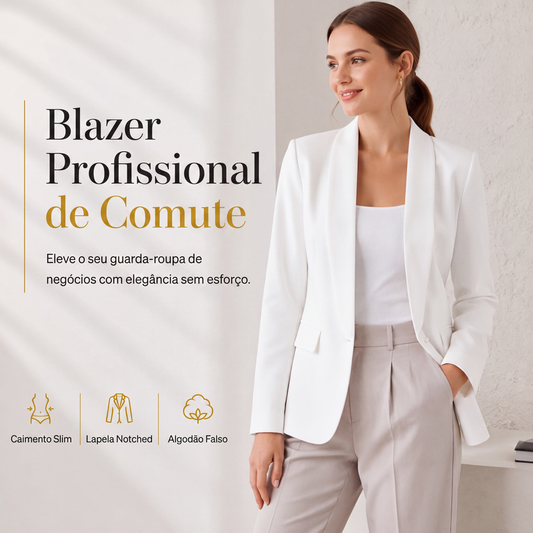 🔥 50% OFF! 👗 Blazer Feminino Elegante – Corte Sofisticado, Conforto Premium e Estilo Versátil para Todas as Ocasiões