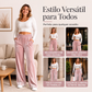 🔥 50% OFF! 👖 Calça Feminina Elegante de Veludo com Perna Larga – Conforto Luxuoso, Caimento Sofisticado e Estilo Moderno