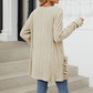🔥 50% OFF! 🧥 Casaco Feminino de Tricô Aberto na Frente – Elegante, Confortável e Perfeito para os Dias Mais Frescos