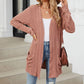 🔥 50% OFF! 🧥 Casaco Feminino de Tricô Aberto na Frente – Elegante, Confortável e Perfeito para os Dias Mais Frescos