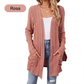 🔥 50% OFF! 🧥 Casaco Feminino de Tricô Aberto na Frente – Elegante, Confortável e Perfeito para os Dias Mais Frescos