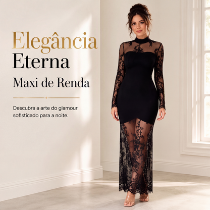 🔥 50% OFF HOJE! 👗 Vestido Feminino de Renda Elegante – Valorize Sua Silhueta Com Um Visual Sofisticado ✨