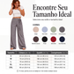 🔥 50% OFF HOJE! 👖 Calças Wide Leg Listradas Femininas – Estilo Elegante Que Valoriza Sua Silhueta ✨