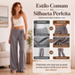 🔥 50% OFF HOJE! 👖 Calças Wide Leg Listradas Femininas – Estilo Elegante Que Valoriza Sua Silhueta ✨