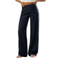 🔥 50% OFF HOJE! 👖 Calças Wide Leg Listradas Femininas – Estilo Elegante Que Valoriza Sua Silhueta ✨