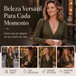 🔥 50% OFF HOJE! 👗 Vestido Feminino com Manga Babado e Franjas – Elegância e Charme Para Todos os Momentos ✨