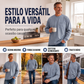 🔥 50% OFF HOJE! 👕 Camiseta Masculina de Manga Longa Solta – Confortável, Casual e Perfeita Para o Dia a Dia ✨