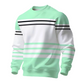 🔥 50% OFF HOJE! 👕  Moletom Masculino Color Block com Listras – Estilo Moderno, Conforto Casual e Visual Único Para o Dia a Dia ✨