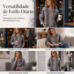 🔥 50% OFF HOJE! 🧥  Moletom Feminino Retrô com Patchwork de Jeans – Estilo Vintage, Conforto Oversized e Visual Moderno Para o Dia a Dia ✨