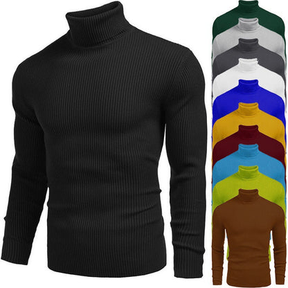 🔥 50% OFF HOJE! 🧥  Suéter Masculino de Gola Alta Térmico de Inverno – Aquecimento, Conforto Premium e Estilo Elegante Para Dias Frios ✨