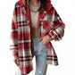 🔥 50% OFF HOJE! 🧥  Jaqueta Feminina Xadrez com Capuz – Conforto Aconchegante, Estilo Clássico e Visual Elegante Para os Dias Frios ✨