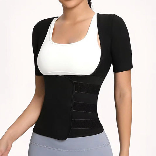 🔥 50% OFF HOJE! 🏋️‍♀️  Modelador Corporal Fitness Feminino – Compressão, Conforto e Efeito Térmico Para Seus Treinos ✨