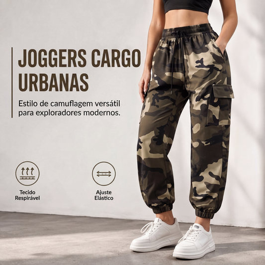 🔥 50% OFF HOJE! 👖  Calça Jogger Cargo Masculina – Bolsos Multifuncionais, Conforto e Liberdade de Movimento Para o Dia a Dia ✨